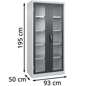 Produktbild für Werkzeugschrank CP-Möbel 08921-055, aus Metall, grau/anthrazit