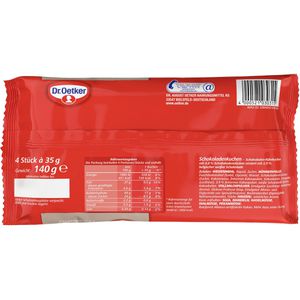 Produktbild für Kuchen Dr.Oetker Kleiner Schokokuchen mit Schokostücken&amp;Glasur
