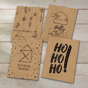 Produktbild für Weihnachtskarte Sigel DS700 Natural Christmas