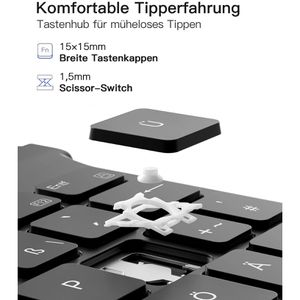 Produktbild für Tablet-Hülle Inateck N0028, schwarz