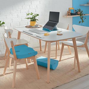 Produktbild für Orthopädisches-Sitzkissen Leitz Ergo Cosy, blau