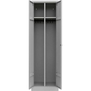 Produktbild für Spind Lüllmann 510400, Doppelspind, lichtgrau