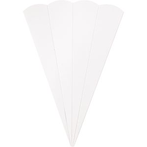 Produktbild für Schultüte Folia 94500, Rohling, weiß