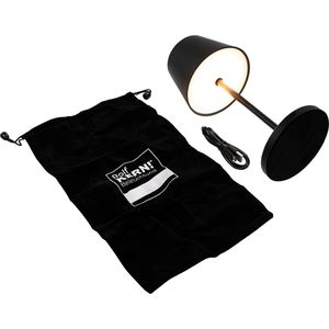 Produktbild für Tischlampe Rolf-Kern Club, schwarz, LED, warmweiß