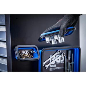 Produktbild für Magnetschale BGS-technic 74501, faltbar, 3-teiliges Set