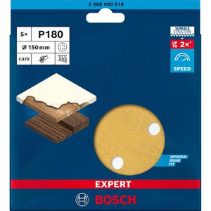 Produktbild für Schleifpapier Bosch Expert C470, Körnung 180