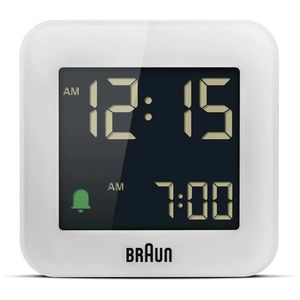 Produktbild für Wecker Braun BC08W DCF weiß, digital