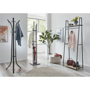 Produktbild für Garderobenständer Haku-Möbel Leander, anthrazit