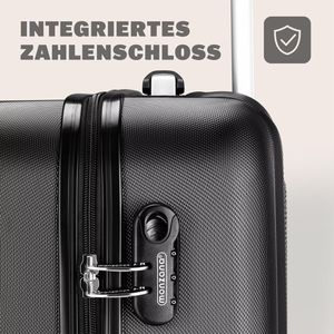 Produktbild für Koffer Monzana Baseline schwarz
