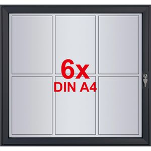 Produktbild für Schaukasten Showdown-Displays schwarz, außen