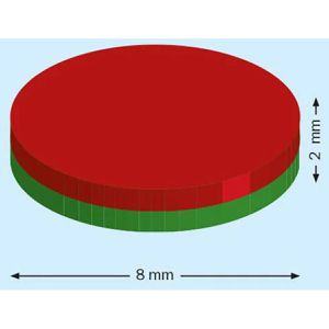 Produktbild für Magnete Böttcher-AG N35, silber, Neodym Magnet
