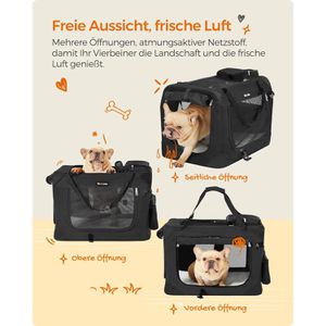 Produktbild für Tiertransportbox Feandrea Gr. M, aus Stoff