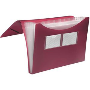 Produktbild für Fächermappe Foldersys 70005-88, A4, bordeaux