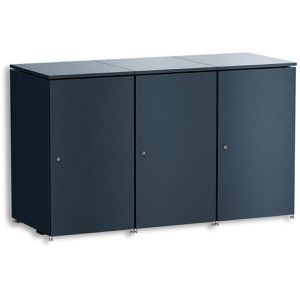 Mülltonnenbox Metzler MTB25C-AN-3X, Metall