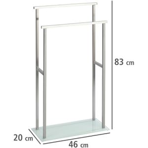 Produktbild für Handtuchhalter Wenko Debar 23438100, silber