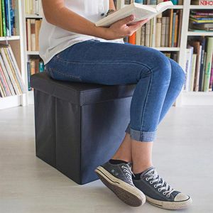 Produktbild für Sitzhocker Relaxdays mit Stauraum, bis 300 kg