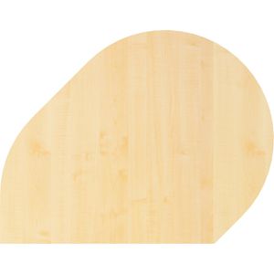 Anbautisch Hammerbacher LA81, ahorn / silber