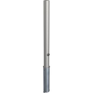 Produktbild für Absperrpfosten Schake 4072F, silber, aus Edelstahl