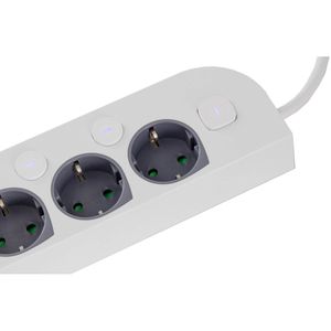 Produktbild für Steckdosenleiste ChiliTec 24076, mit 1,5m Kabel