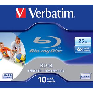Produktbild für Blu-ray-Rohlinge Verbatim 43713, bedruckbar, BD-R