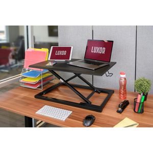 Produktbild für Schreibtischaufsatz Luxor DC-Basic-B, schwarz