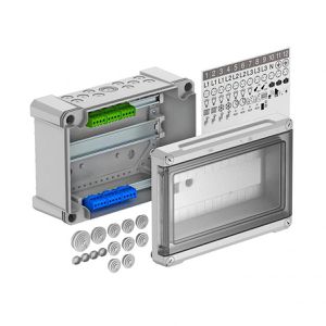 Produktbild für Sicherungskasten OBO SDB 12 PS, wasserdicht IP66 für außen