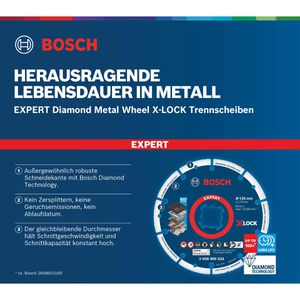 Produktbild für Trennscheibe Bosch Expert Diamond Metal Wheel, X-Lock