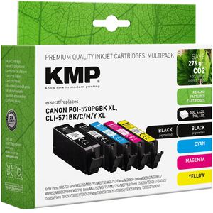 Produktbild für Tinte KMP für Canon PGI-570PGBK XL