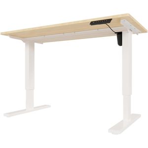 Produktbild für Schreibtisch Bisley E-StarterTech, ahorn / weiß