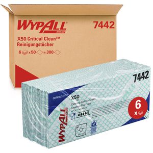 Einwegtücher Wypall X50, 7442, grün