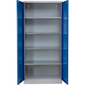 Produktbild für Werkzeugschrank G-Office FLC/NV.192x50, Metall, grau / blau