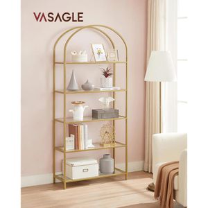 Produktbild für Bücherregal Vasagle LGT050A01, gold