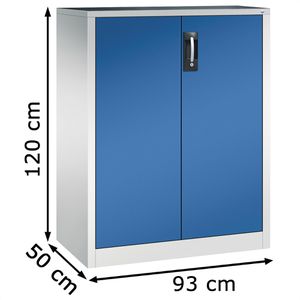 Produktbild für Werkzeugschrank CP-Möbel 8521-000, aus Metall, grau / blau