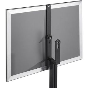 Produktbild für Infoständer Böttcher-AG Classic aus Aluminium, schwarz, A3
