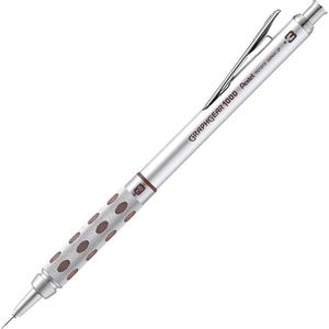 Produktbild für Druckbleistift Pentel GraphGear 1000, silber, Edelstahl