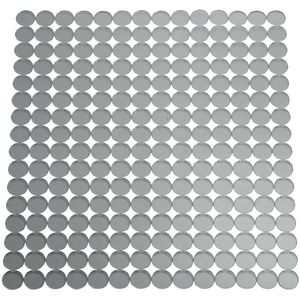 iDesign Spülbeckeneinlage Orbz, Kunststoff, eckig, grau, 27,3 x 31,1 cm