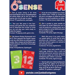 Produktbild für Kartenspiel Jumbo 19821, 6th Sense