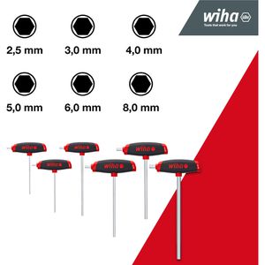 Produktbild für Sechskantschlüssel Wiha ComfortGrip 45620, 334DSK