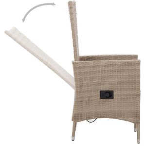 Produktbild für Gartenstuhl vidaXL 46063, Polyrattan