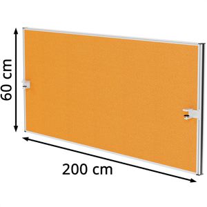 Produktbild für Tischtrennwand Böttcher-AG Frame, gelb