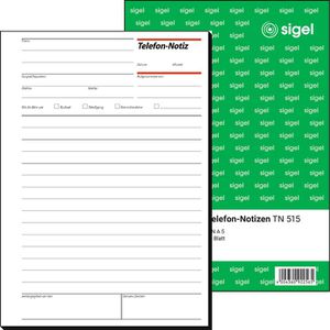 Telefonnotizen Sigel TN515, A5