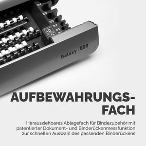 Produktbild für Bindegerät Fellowes Galaxy 500, A4, manuell