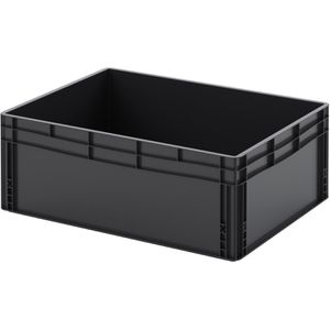 Eurobox AUER ESD EG 86/32 HG, schwarz, 130 Liter