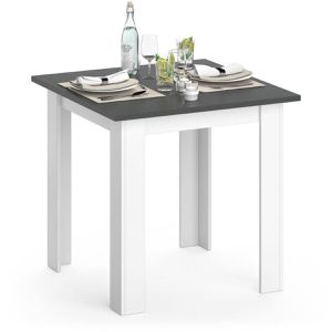 Produktbild für Esstisch Vicco Karlos, 18002, anthrazit / weiß