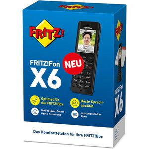 Produktbild für Mobilteil AVM FRITZ!Fon X6 Black DECT