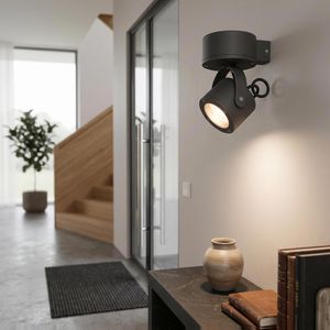 Produktbild für Deckenstrahler SLV Sitra, schwarz mit GX53-Fassung