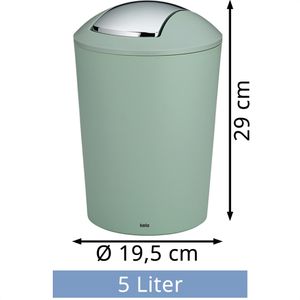 Produktbild für Mülleimer Kela Marta, 24555, jadegrün