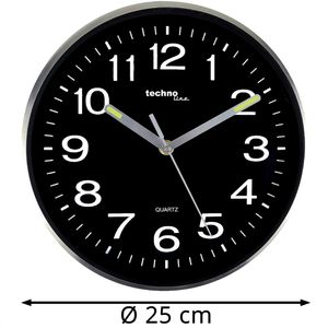 Produktbild für Wanduhr Technoline WT 7620, Metall, analog, Quarzuhr