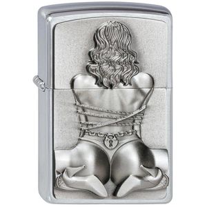 Feuerzeug Zippo Bondage Girl Emblem