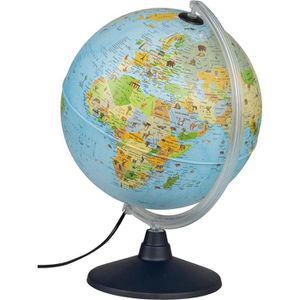 Globus Idena 22059, Kinder Leuchtglobus, Ø 30cm